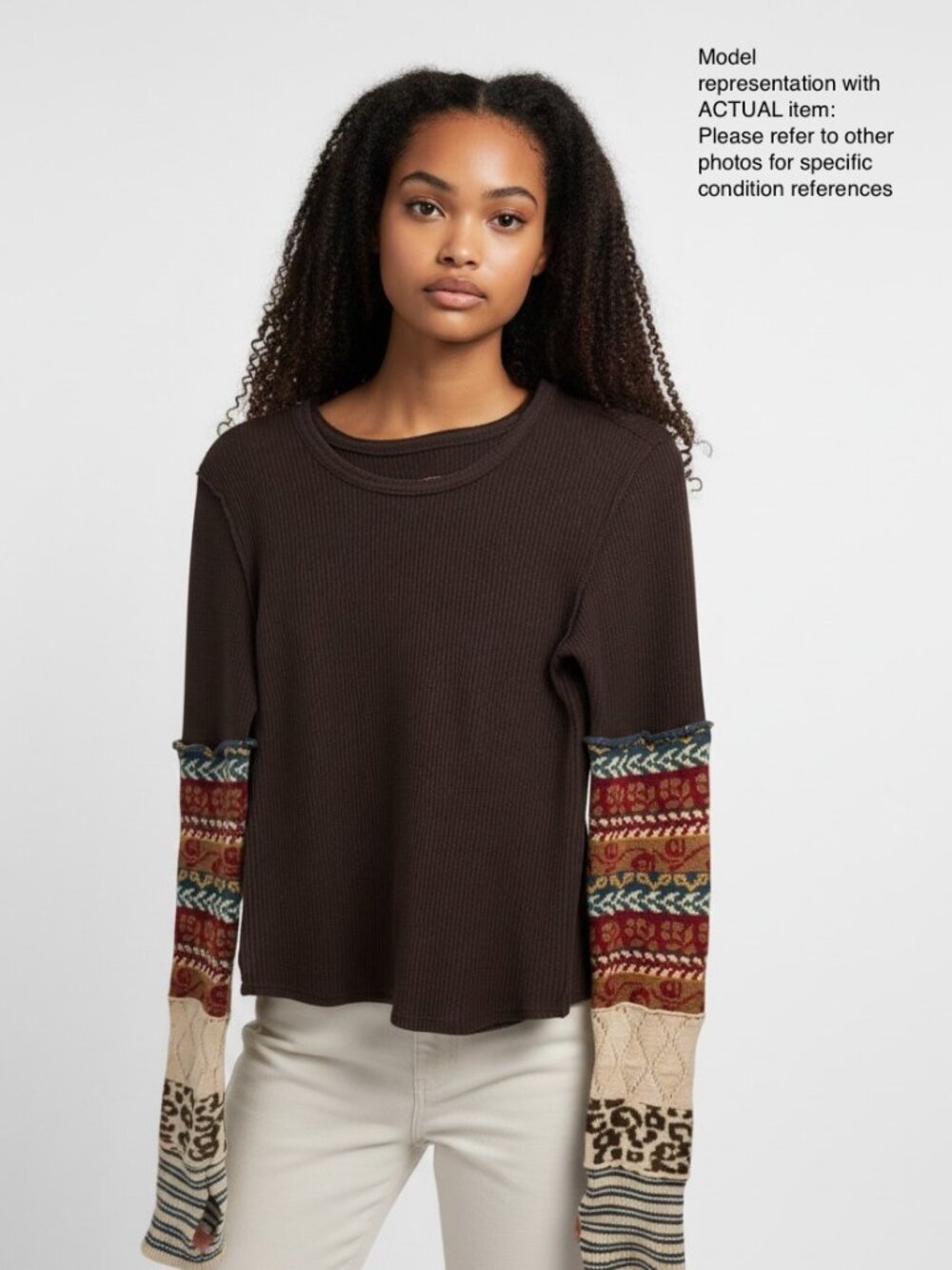 Free People All In Cuff Knit Top